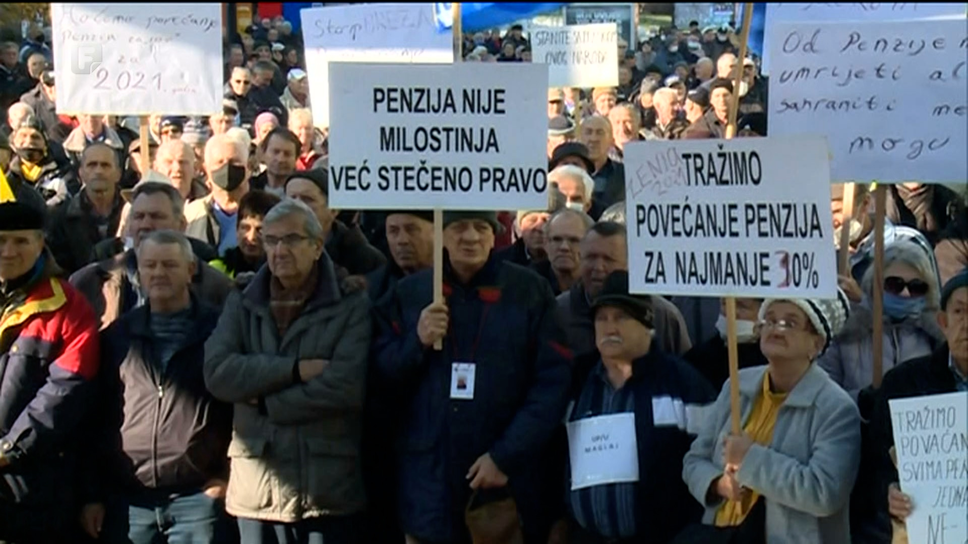Penzioneri prijete protestom zbog Doma naroda Federacije